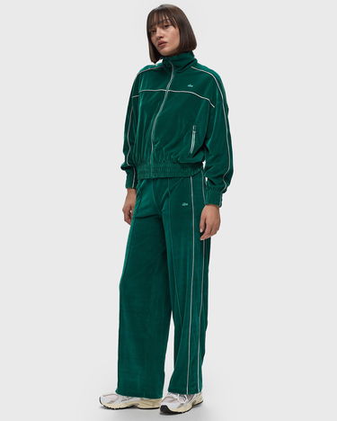 Панталони Lacoste Green Velvet Track Pants Зелено | XF2650-IBX, 1