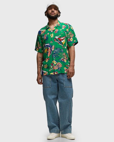Риза Polo by Ralph Lauren CLADY1PKSSS-SHORT SLEEVE-SPORT SHIRT Зелено | 710936597001, 1