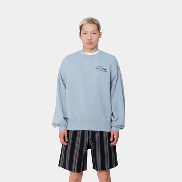 Пуловер Carhartt WIP Stamp Sweat Синьо | I033620_9, 0