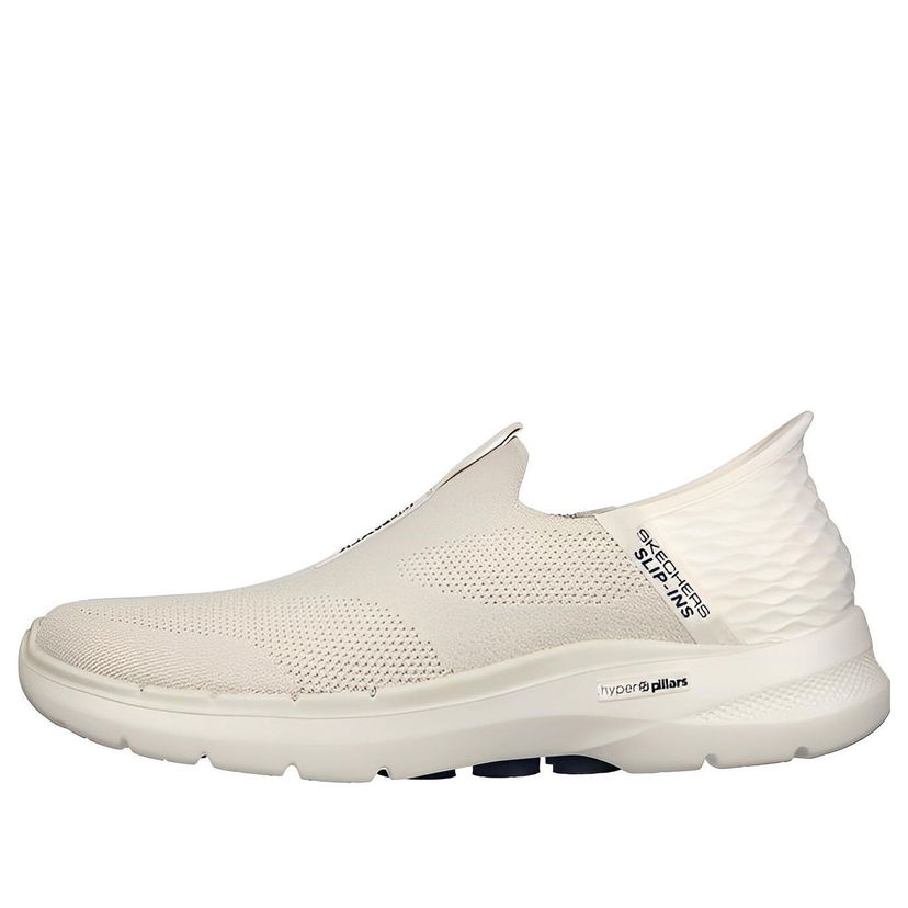 Кецове и обувки Skechers Slip-ins Go Walk 6 Бяло | 216278-NAT