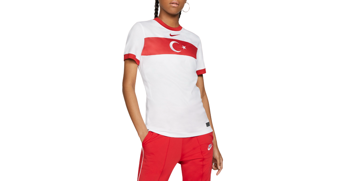 Фланелка Nike Turkey 2020 Stadium Home Football Shirt Бяло | cd0906-100, 1