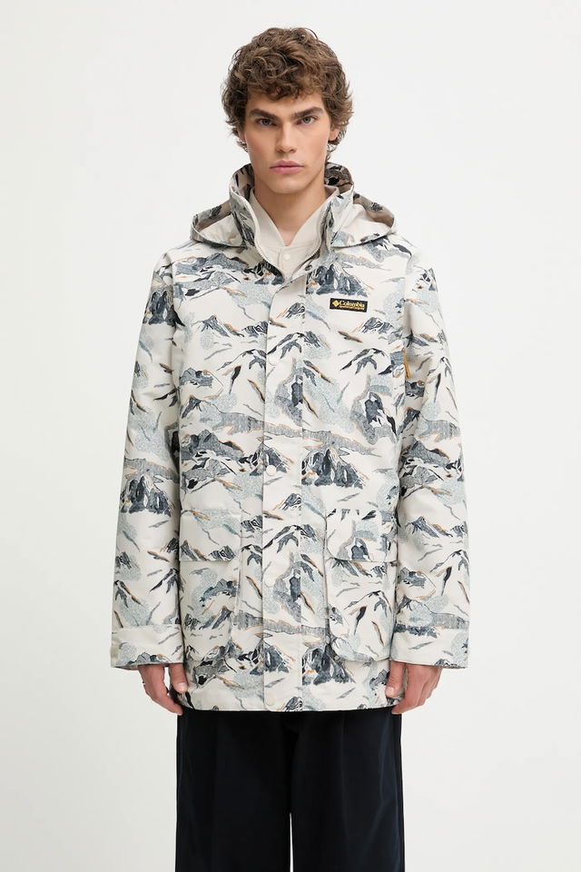 High Cascades Interchange Transitional Mountain Print Jacket