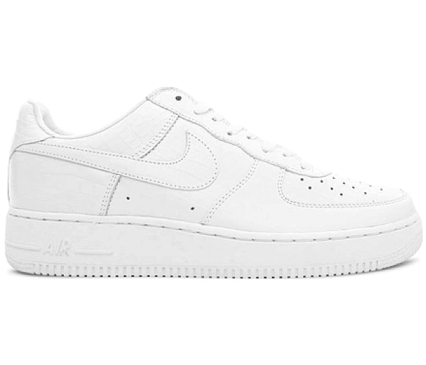 Кецове и обувки Nike Air Force 1 Low "HTM 2 White Croc" Бяло | 305895-111, 0