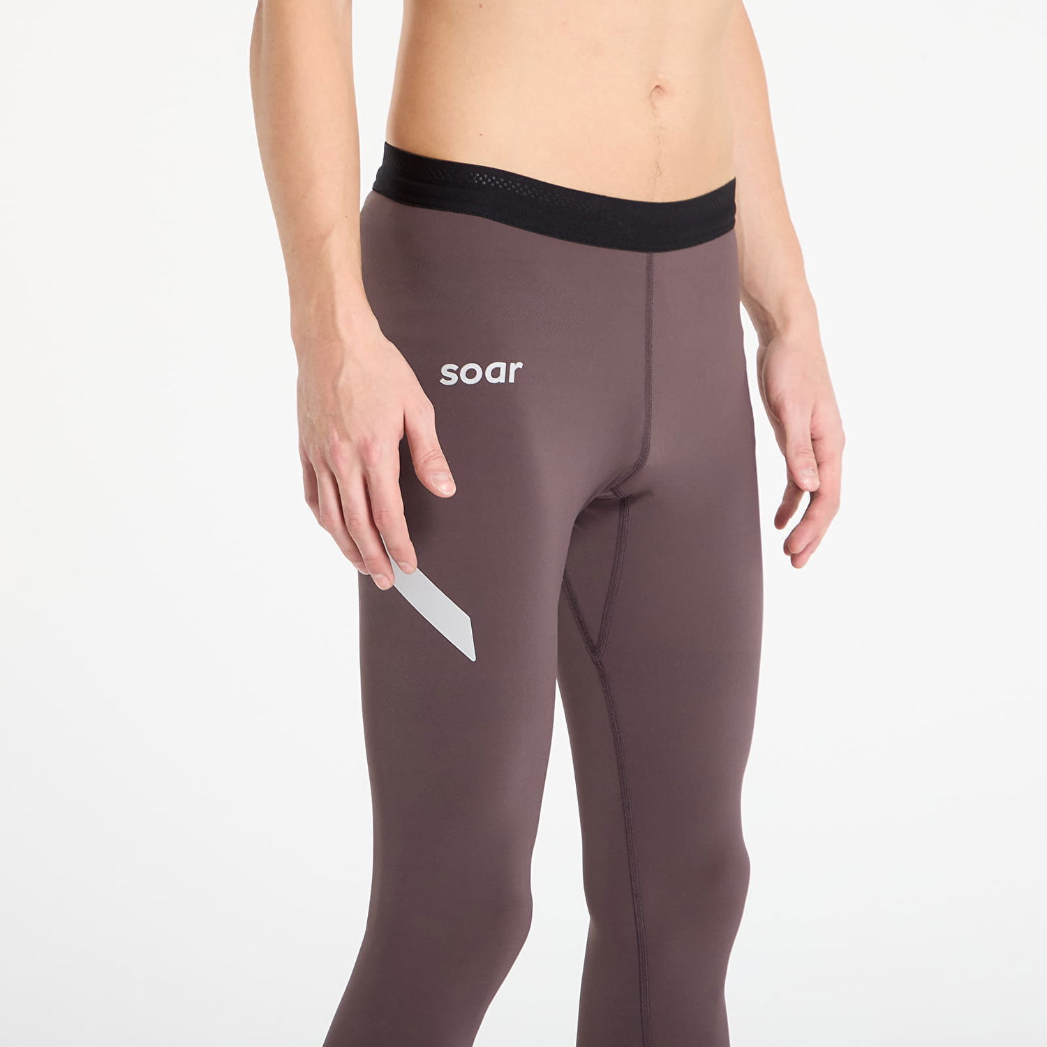 Клинове Soar Running Session Tights Кафяво | AW25-STG1M-DKG, 1