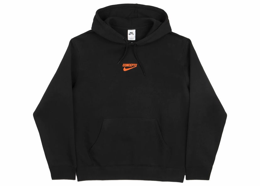 Суитчър Nike SB Concepts x Hoodie Black/Orange Черно | DH2928-010