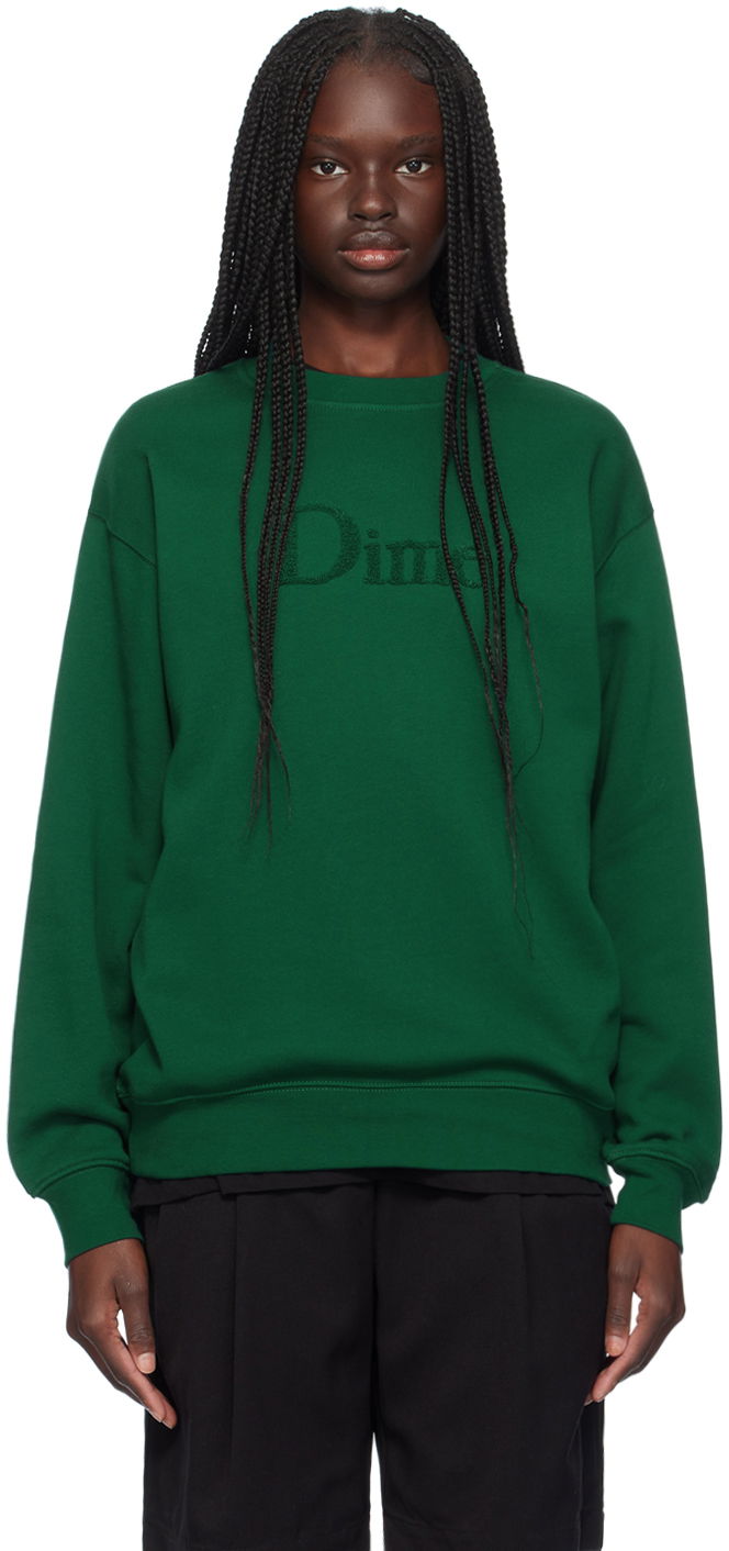 Тениска Dime Green Classic Logo Sweatshirt Зелено | DIMESU2423FOR