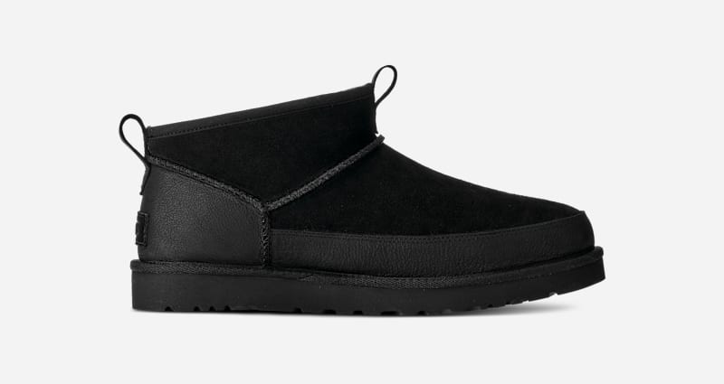 Кецове и обувки UGG Classic Ultra Mini Lennox Boot Черно | 1174581-BLK, 0