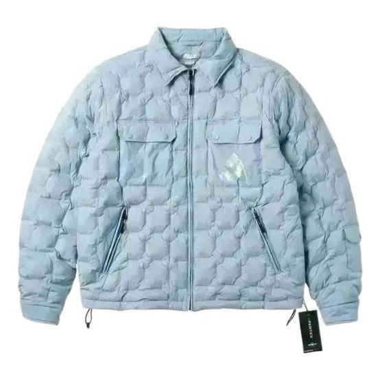 Пухо яке Palace Work Down Jacket Синьо | PAL-FW22-499