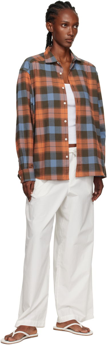 Риза Baserange Baserange Claude Plaid Button-Down Shirt Оранжево
 | TSCL-OC-AU25, 3