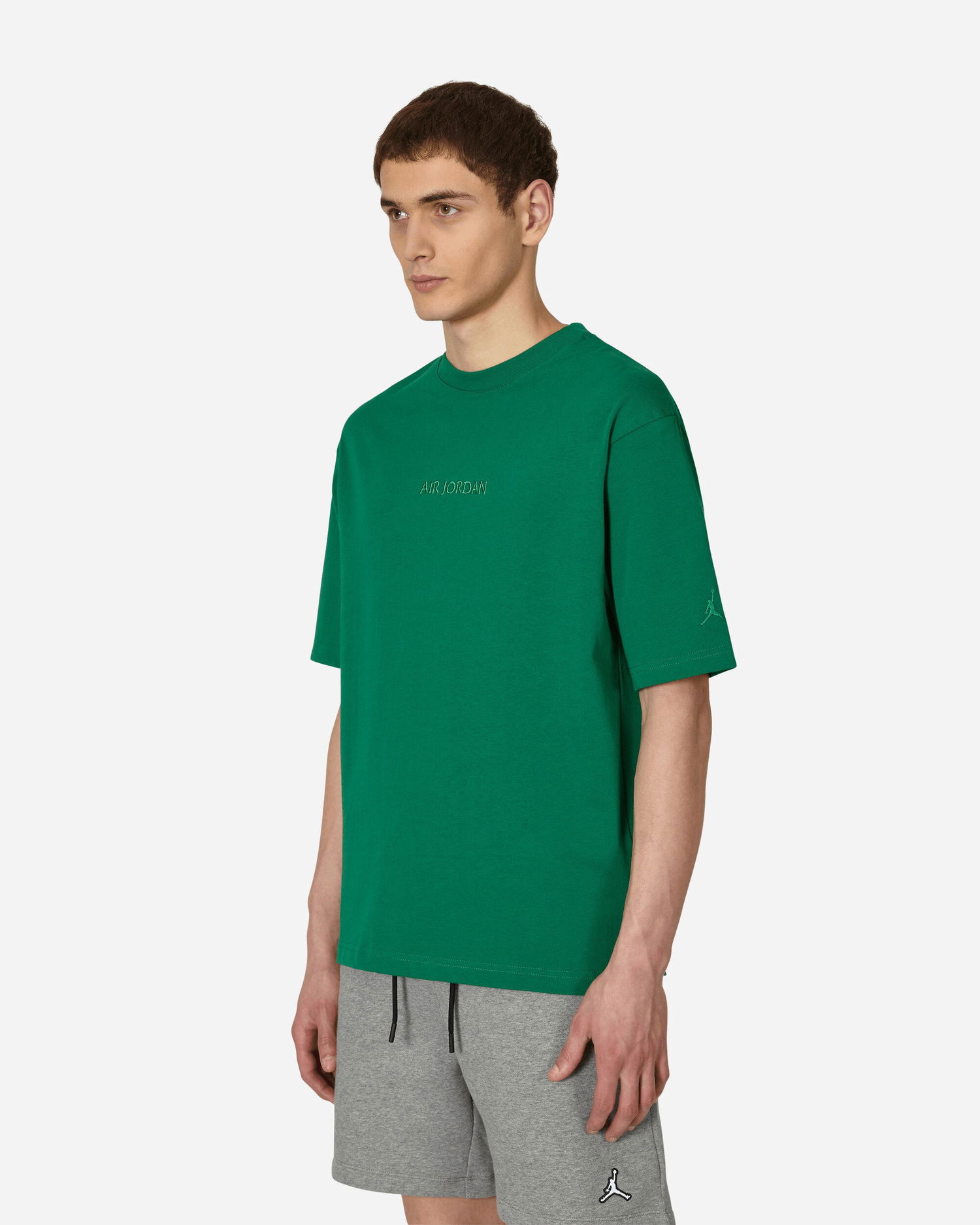 Тениска Jordan Wordmark T-Shirt Зелено | FJ1969-302, 1