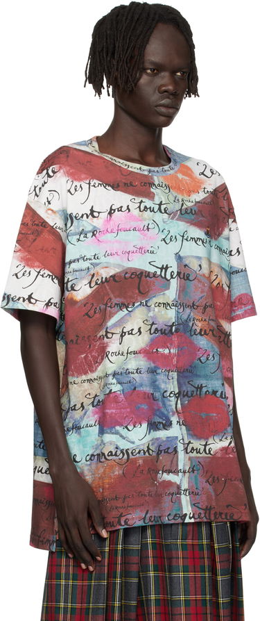 Тениска Vivienne Westwood Vivienne Westwood Oversized Graphic Print T-Shirt Многоцветен | 3G010018-J006F-, 1