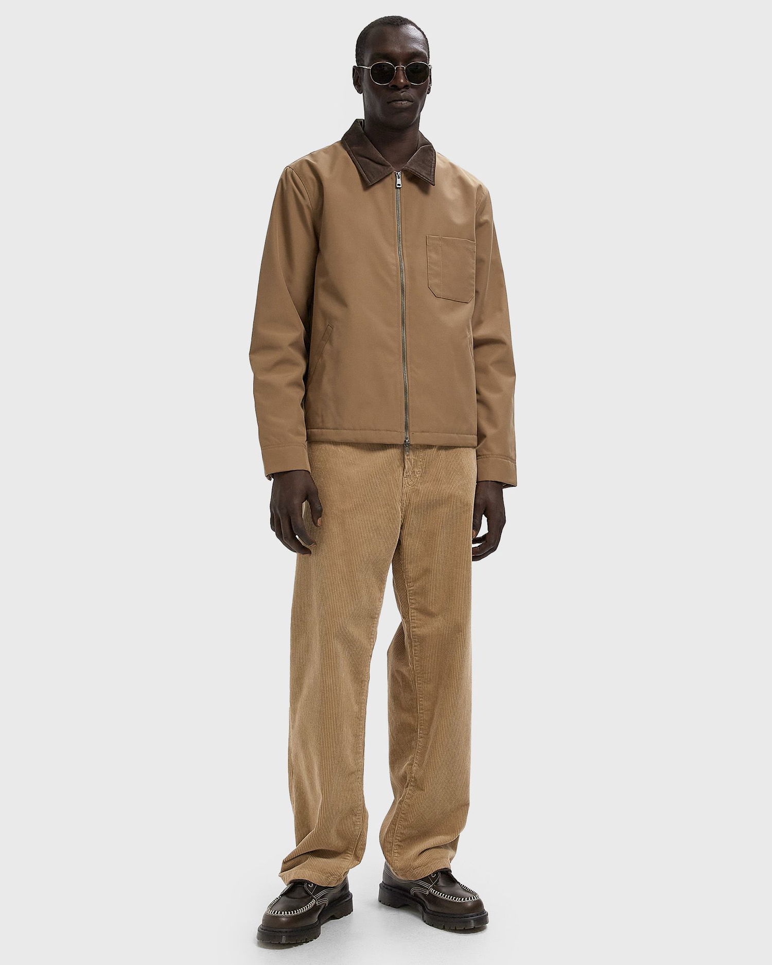 Яке Samsoe Samsoe Sarobin Zip-Up Jacket Кафяво | M25300080-OTTER, 1