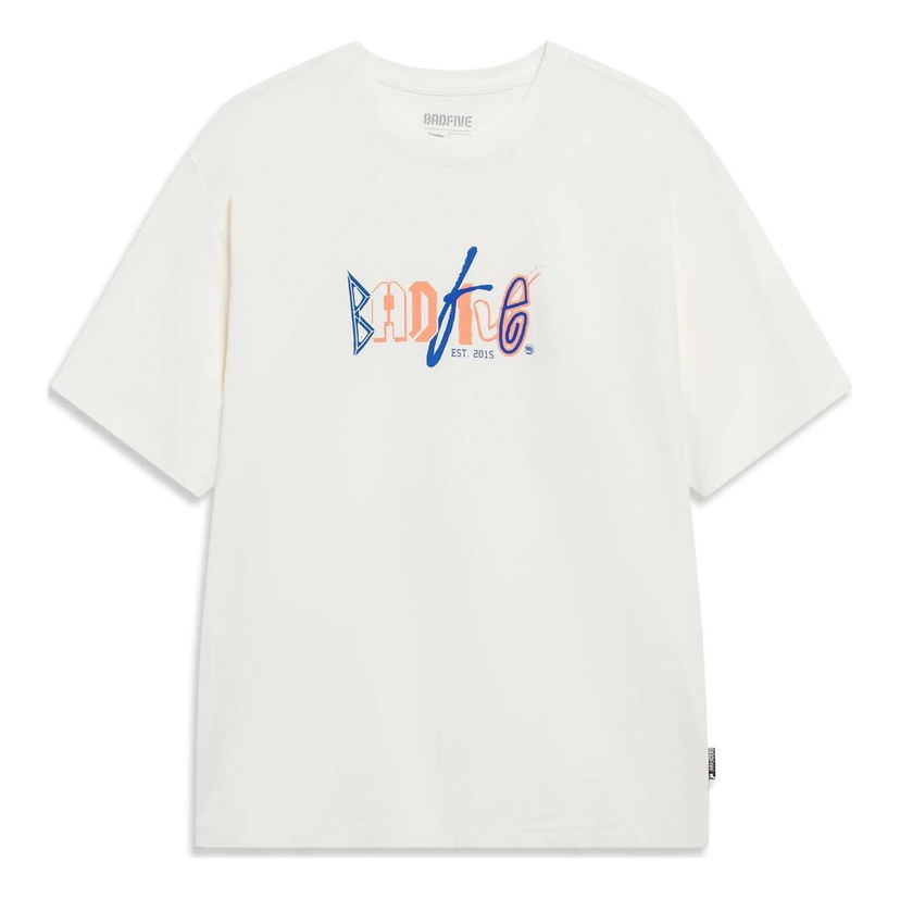 Тениска Li-Ning BadFive Logo Graphic T-Shirt Бяло | AHST283-5