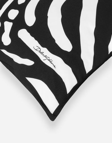 Домашен декор Dolce & Gabbana Dolce & Gabbana Zebra Print Canvas Cushion Многоцветен | TCE001TCAF1UZ003, 2