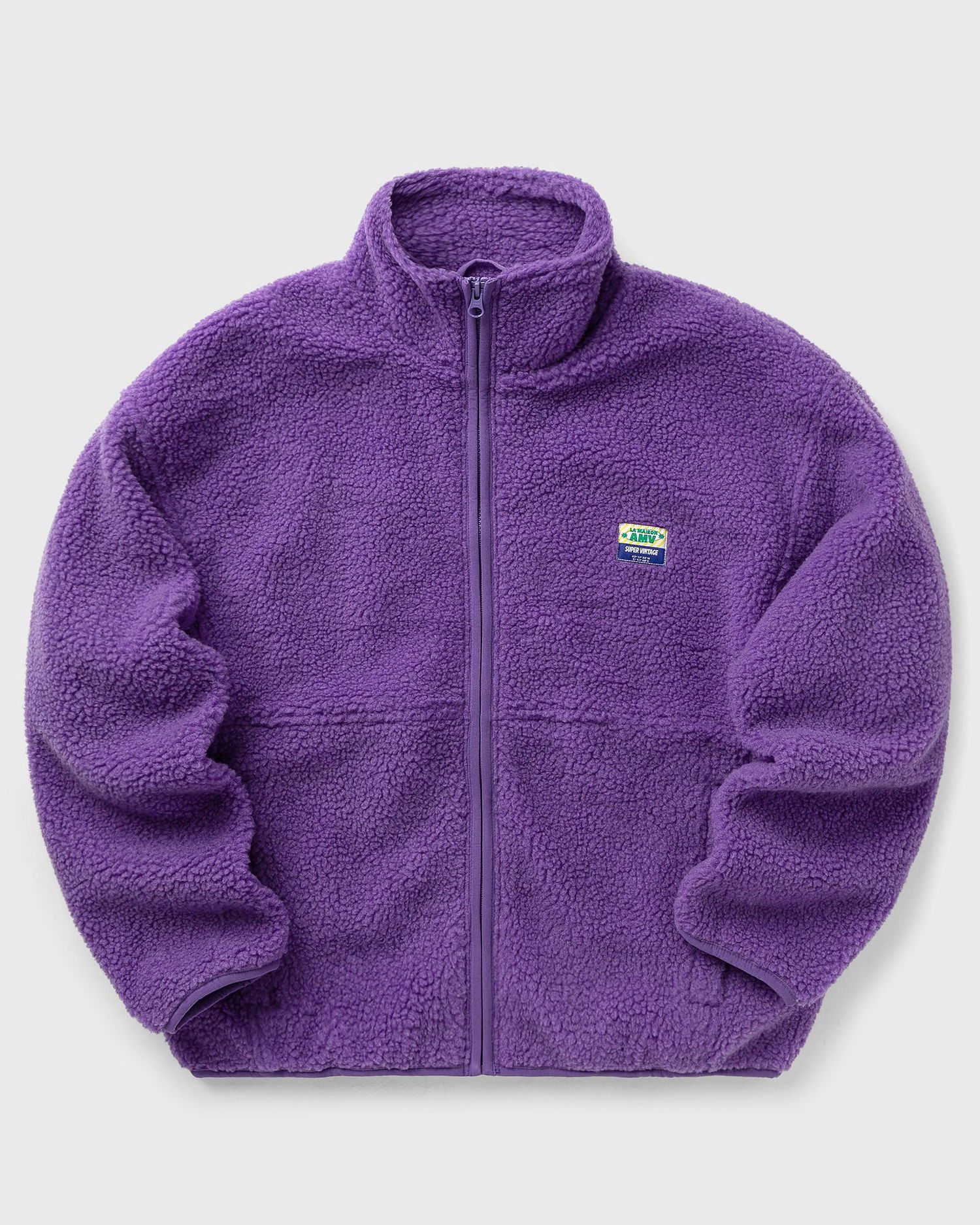 Яке American Vintage Hoktown Fleece Jacket Лилаво | HOK16CH25-PURPLE, 0