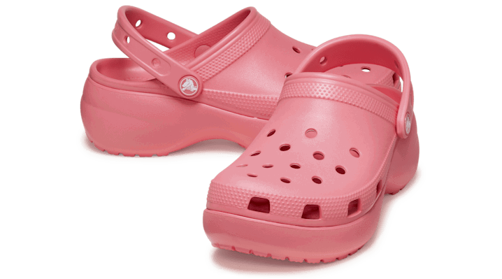 Кецове и обувки Crocs Classic Platform Clogs Розово | 206750-6XF, 1
