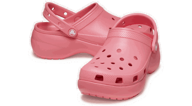 Кецове и обувки Crocs Classic Platform Clogs Розово | 206750-6XF, 1