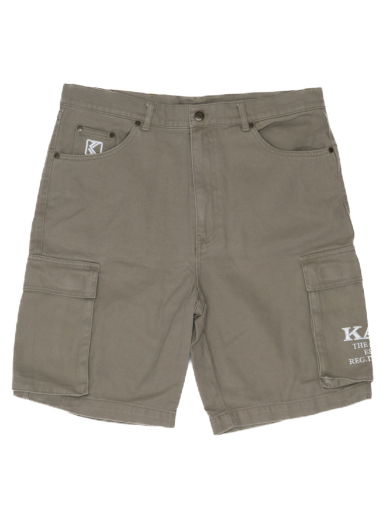 Къси панталони Karl Kani Retro Washed Cargo Shorts Зелено | 6012190