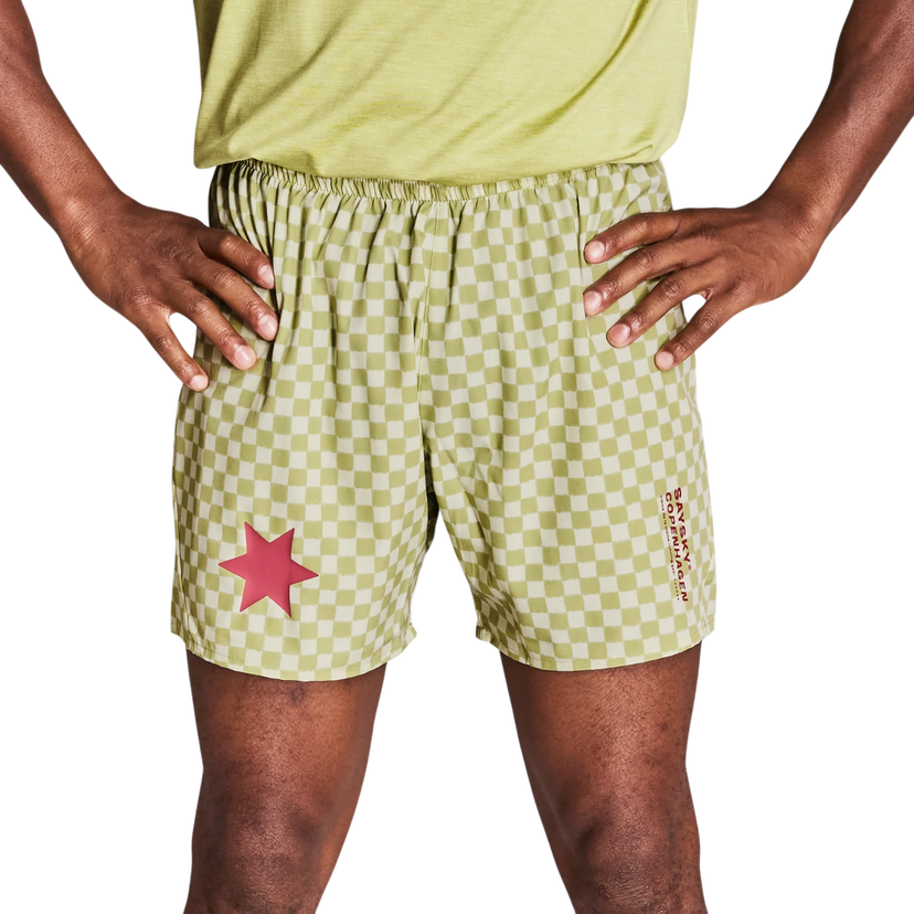 Къси панталони Saysky Saysky Checker Pace 5" Shorts Зелено | nmrsh21c1034
