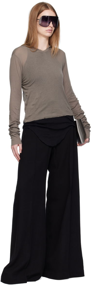Панталони Rick Owens Rick Owens Concordians Tailored Wide Trousers Черно | RP02E4355 WA, 3