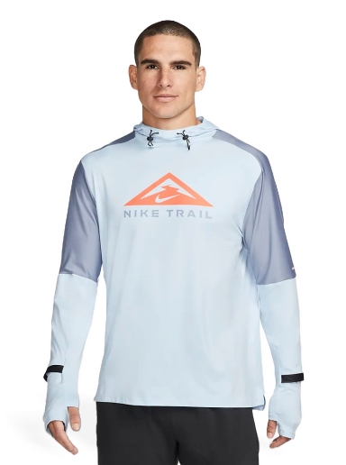 Суитчър Nike Dri-FIT Trail Running Hoodie Синьо | DM4743-441