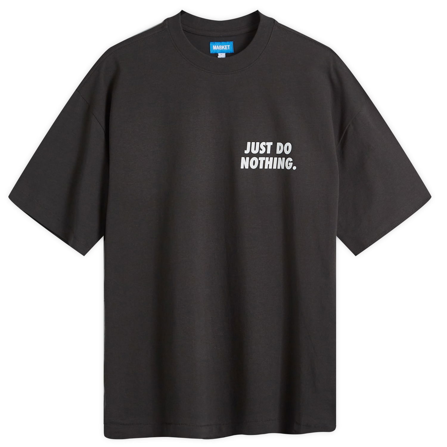 Тениска MARKET Just Do Nothing Черно | 399001952-WBK, 0
