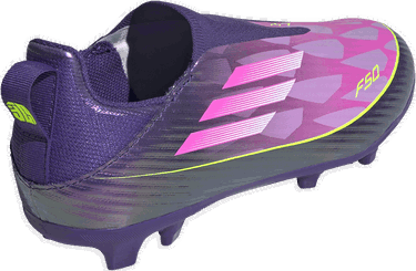 Кецове и обувки adidas Performance F50 LEAGUE LL FG/MG J LAMINE Лилаво | JQ9752, 4