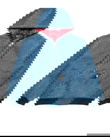 Яке Carhartt WIP Denim Hooded OG Active Jacket with Quilted Lining, 50 Years Anniversary Edition Синьо | I035966.3FZ12, 0