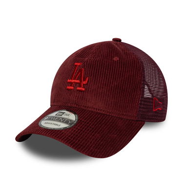 Шапка с козирка New Era Cord 9TWENTY LA Dodgers Adjustable Cap Бургунди | 60691099, 4