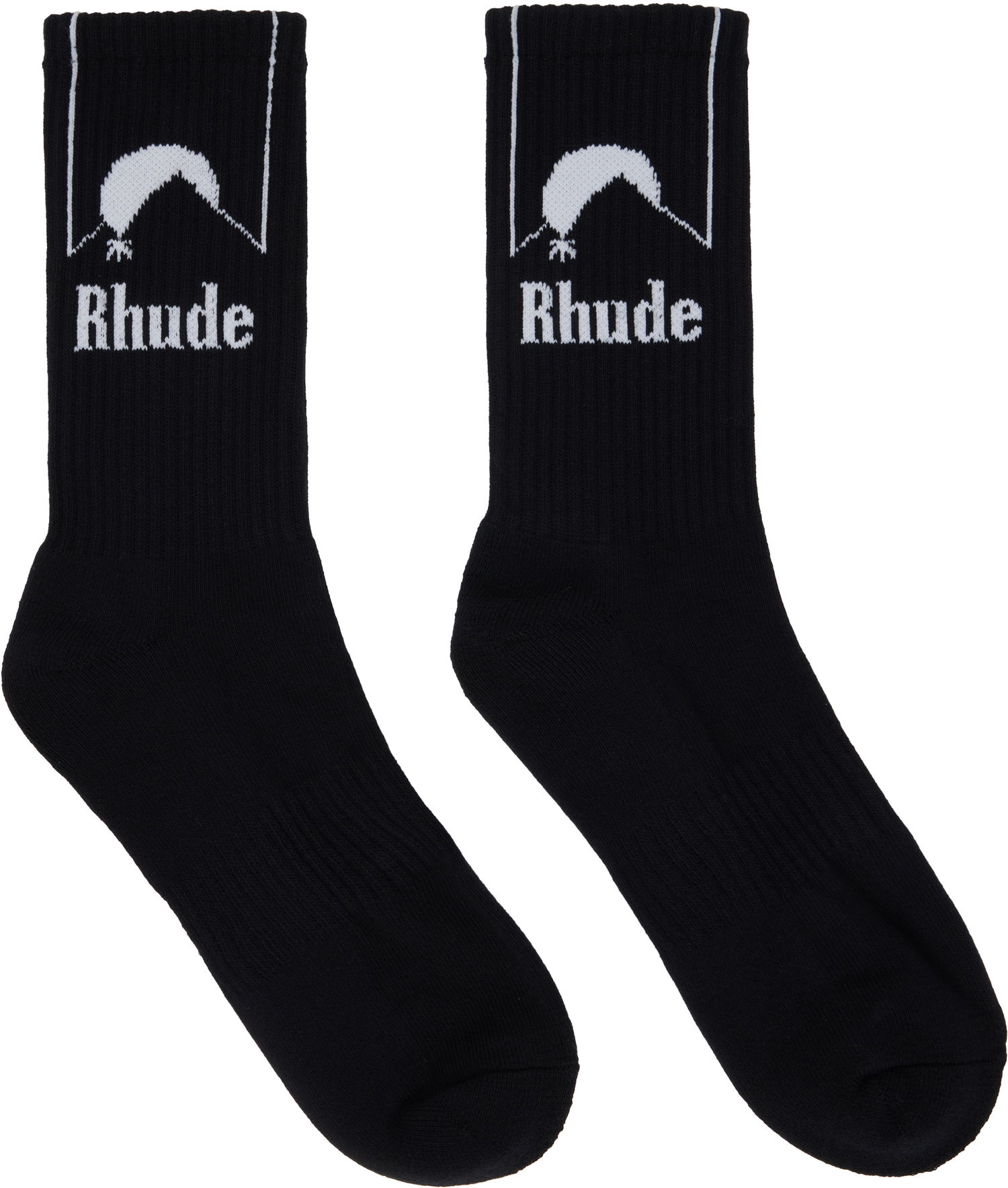 Чорапи Rhude Rhude Moonlight Socks Черно | RHPS25SO08117, 0