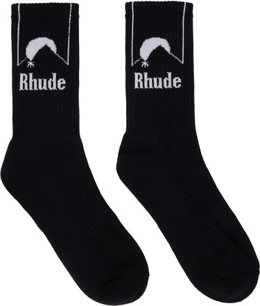 Чорапи Rhude Rhude Moonlight Socks Черно | RHPS25SO08117, 0