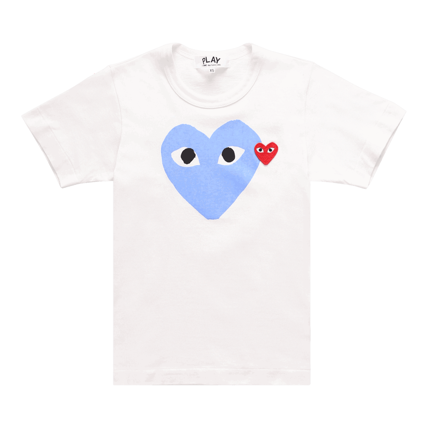 Тениска Comme des Garçons PLAY Heart Tee Бяло | P1T105 2, 0