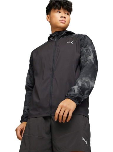 Яке Puma Run Favourite Printed Woven Jacket Черно | 523389_01