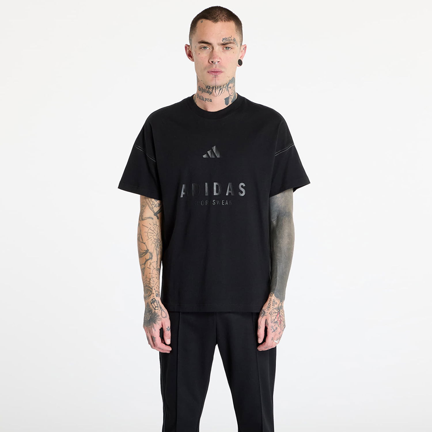 Тениска adidas Performance Graphic Print T-Shirt Черно | JJ3658, 0