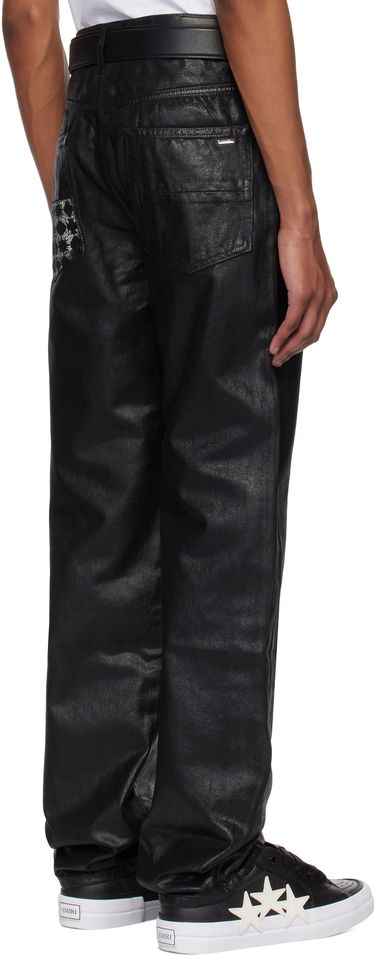 Дънки AMIRI AMIRI MA Quad Straight Waxed Jeans Черно | AMDNGH1059, 2