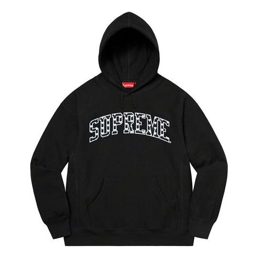 Суитчър Supreme Hearts Arc Hooded Sweatshirt Черно | SUP-SS21-567, 0