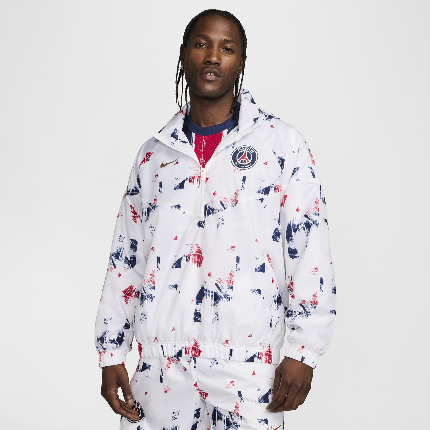 Ветровка Nike Paris Saint-Germain Windrunner Бяло | FQ3188-100, 0