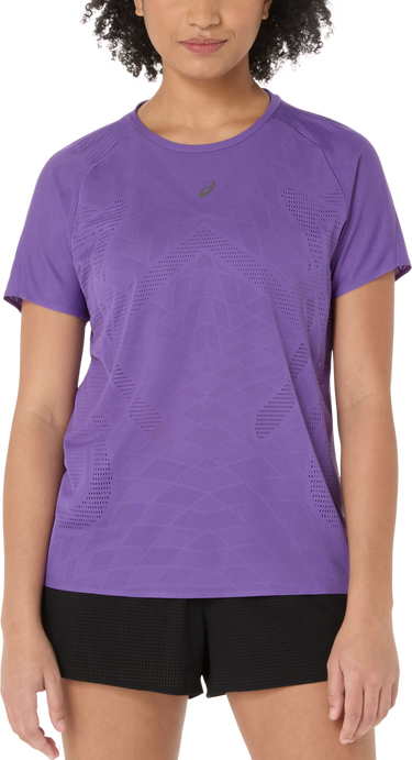 Тениска Asics Metarun Short Sleeve Running T-Shirt Лилаво | 2012d223-500, 0