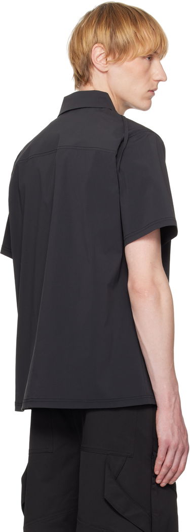 Риза HELIOT EMIL Heliot Emil Purulence Technical Shirt Черно | SS25_M_05_042_BLK01_CO, 2