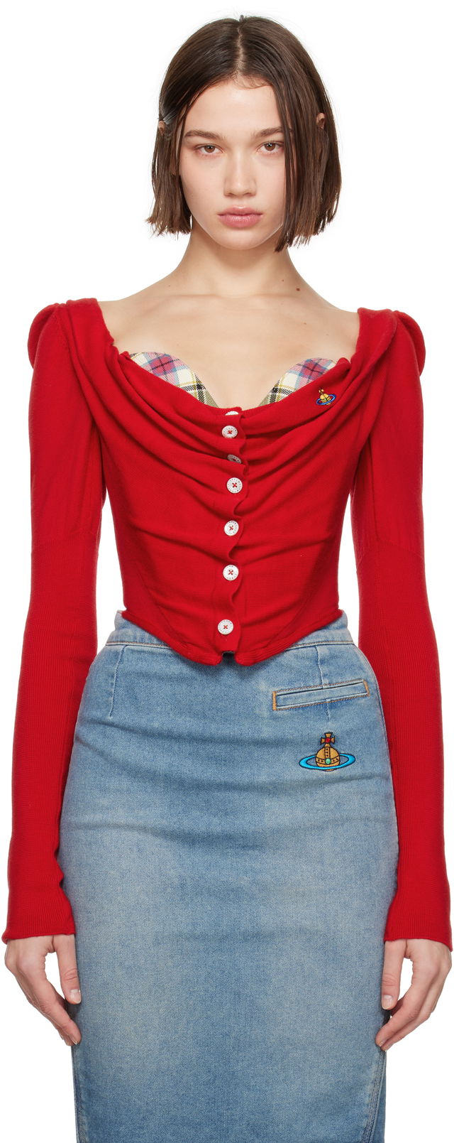 Corset Cardi Blouse