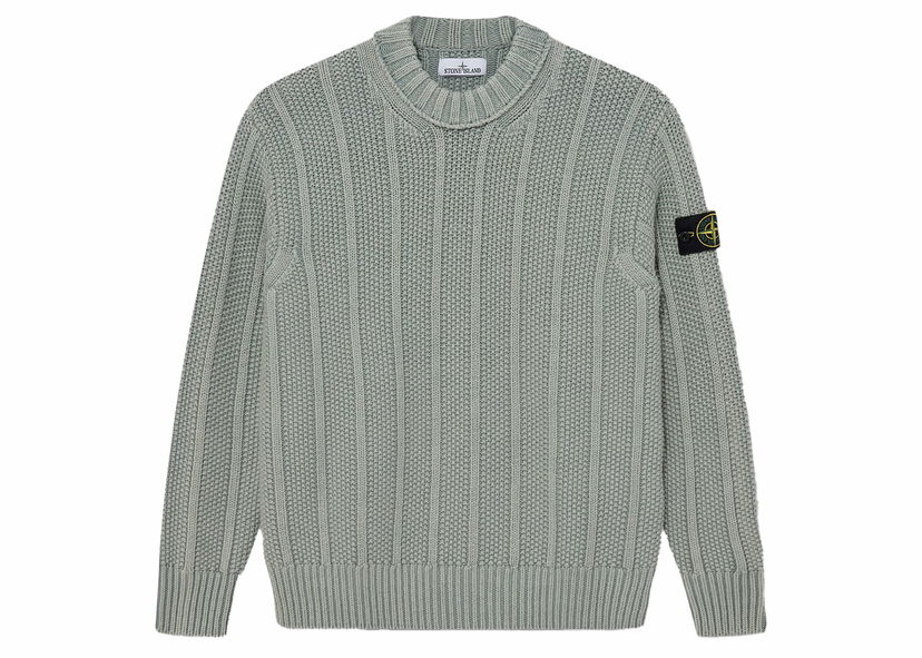 Пуловер Stone Island Pure Wool Sweater Сиво | 7915568T1-V0055