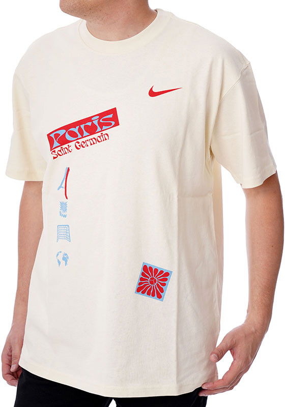 Тениска Nike PSG M NK MAX90 EARTH TEE Бяло | fv8501-113