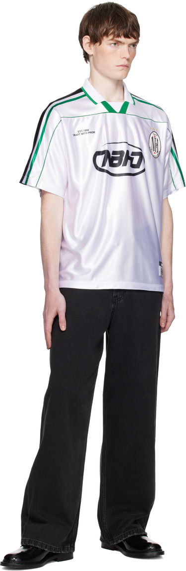 Поло тениска Neighborhood Neighborhood Game Short Sleeve Polo Бяло | 251FPNH-CSM16, 3
