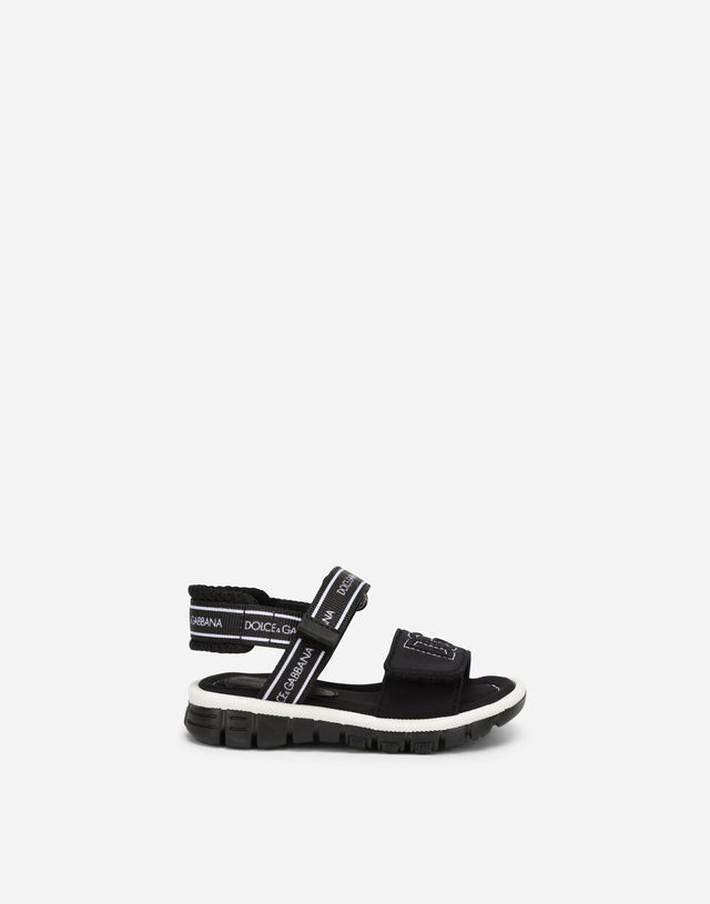 Technical Fabric Sandals With Dg Logo For First Steps (19-26)
