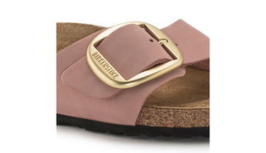 Кецове и обувки Birkenstock Madrid Big Buckle Nubuck Leather Розово | 1024016, 1