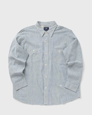 Риза Levi's BLUE TAB Striped Long Sleeve Button-Up Work Shirt with Chest Pockets Синьо | 001LH-0001, 2