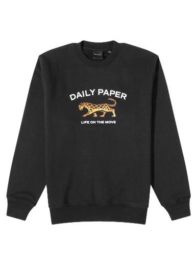 Пуловер DAILY PAPER Radama Tiger Crewneck Черно | 2321107