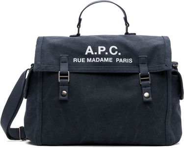 Чанта през рамо A.P.C. A.P.C. Recuperation Satchel Bag Тъмно синьо | COHGV-H61930, 0