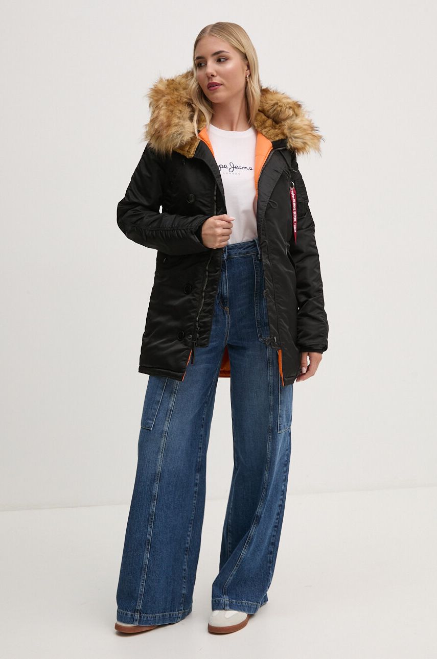 Парка Alpha Industries Parka Winter Черно | 113007, 1