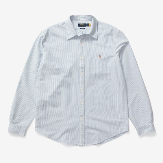 Риза Polo by Ralph Lauren Custom Fit Oxford Shirt Сиво | 710792041004, 0
